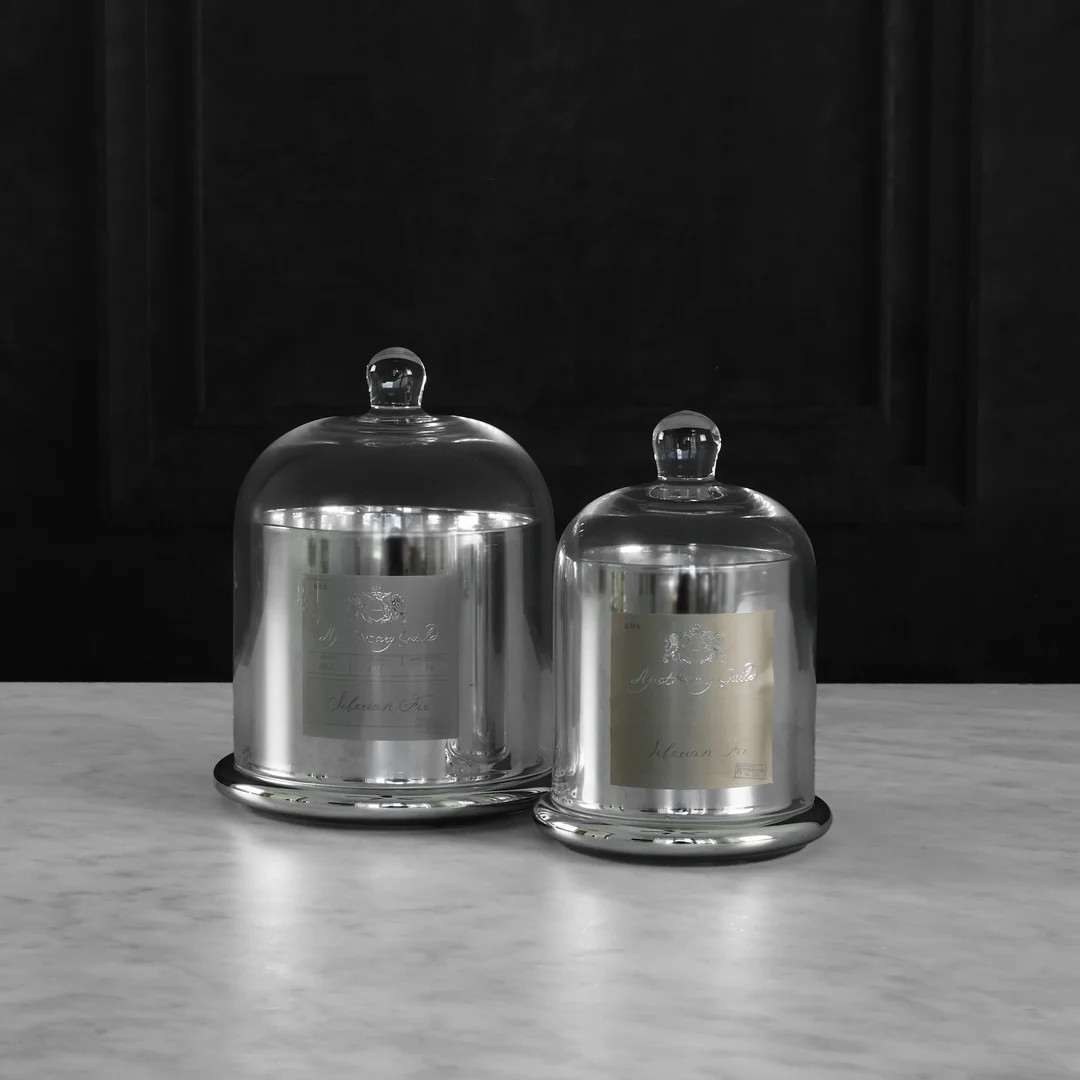 Siberian Fir Glass Dome Candle | Modern Locke