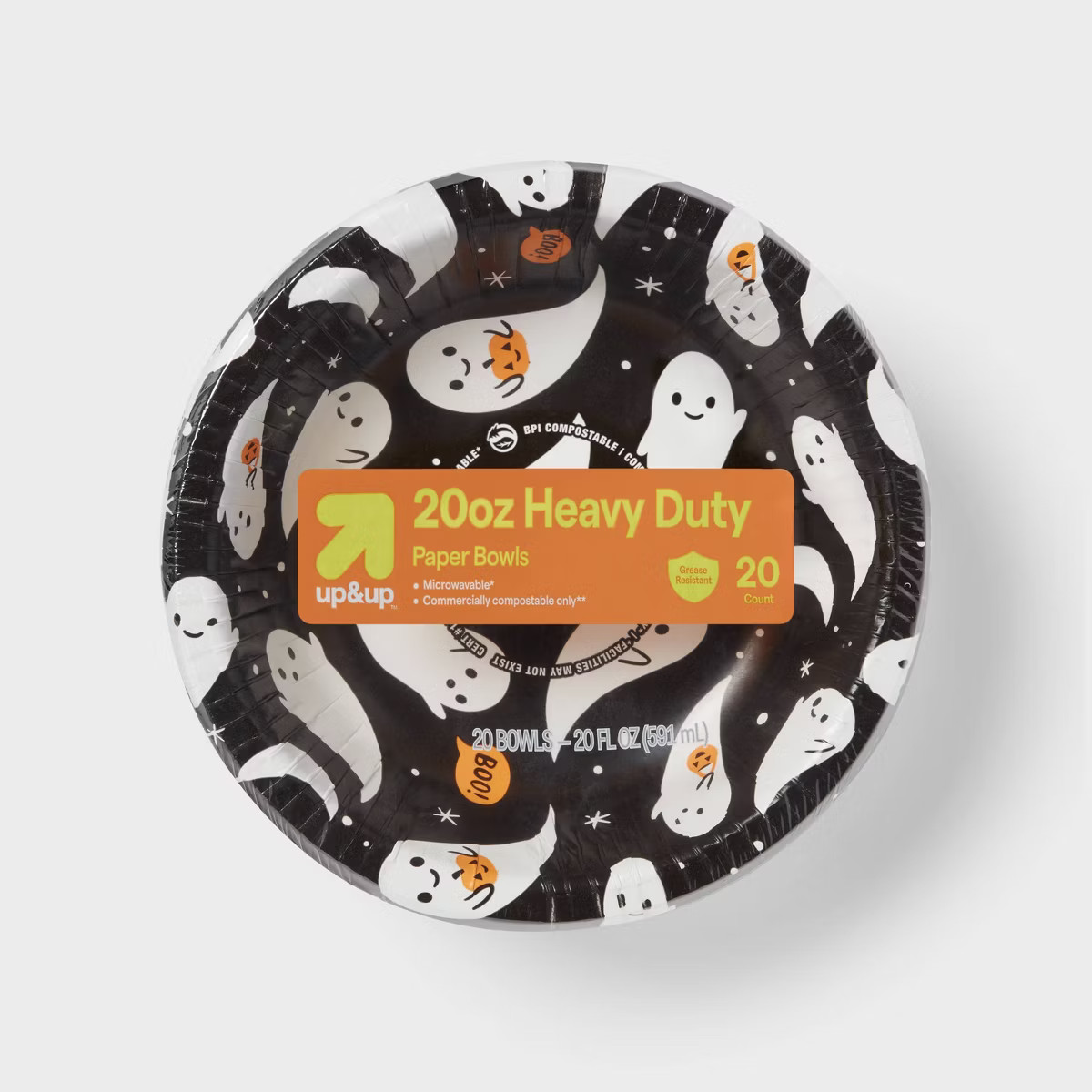 Halloween Disposable Bowl - Ghosts - 20oz/20ct - up&up™ | Target