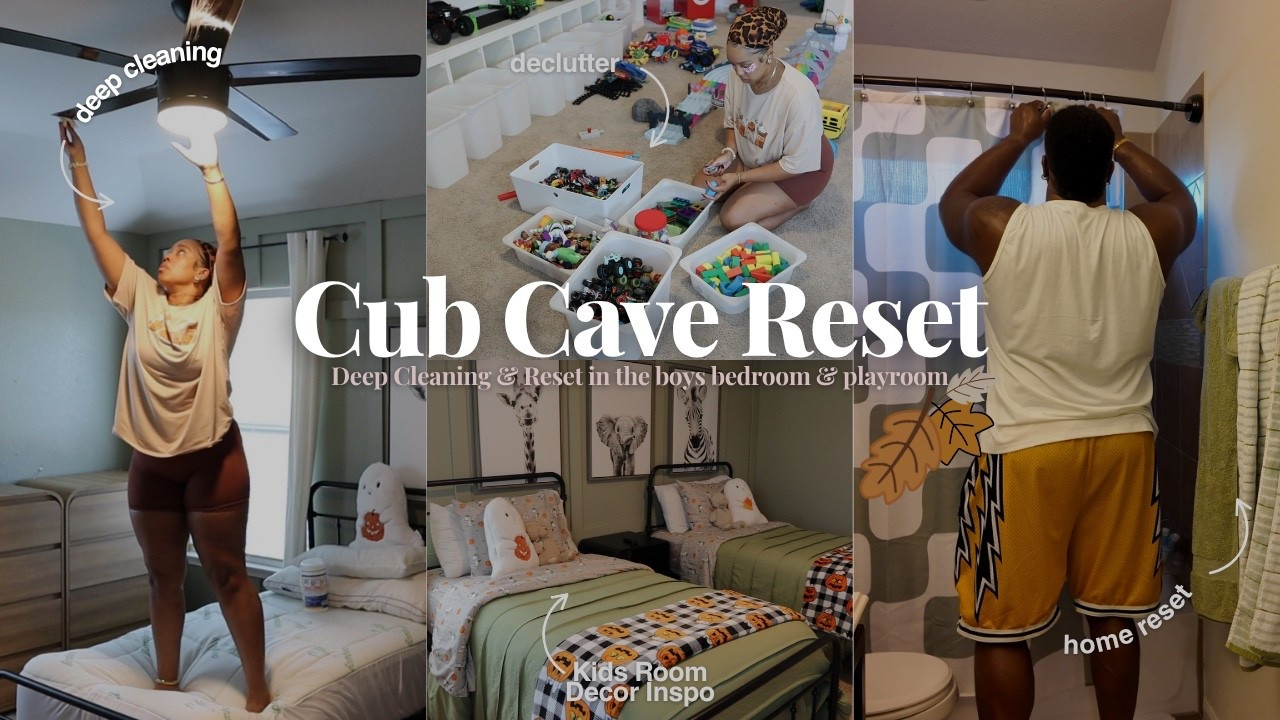 The Cub Cave Reset is live on YouTube! 🧺✨ Deep cleaning, decluttering & organizing the boys’ playroom, bedrooms + bathrooms — it was a full casa reset.

Linking every cleaning essential, storage bin, and decor piece shown in the video right here 🤎

#LTKHome #MomLife #CleaningMotivation #PlayroomOrganization #TheWilkinsCasa #CubCaveReset #LTKFamily #LTKFinds #LTKCleanWithMe

#LTKHome #LTKFamily #LTKKids