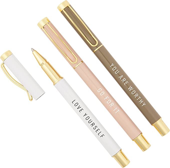 Sweet Water Decor Go For It Metal Pen Set | Inspirational Gifts for Women | Office Supplies | Des... | Amazon (US)