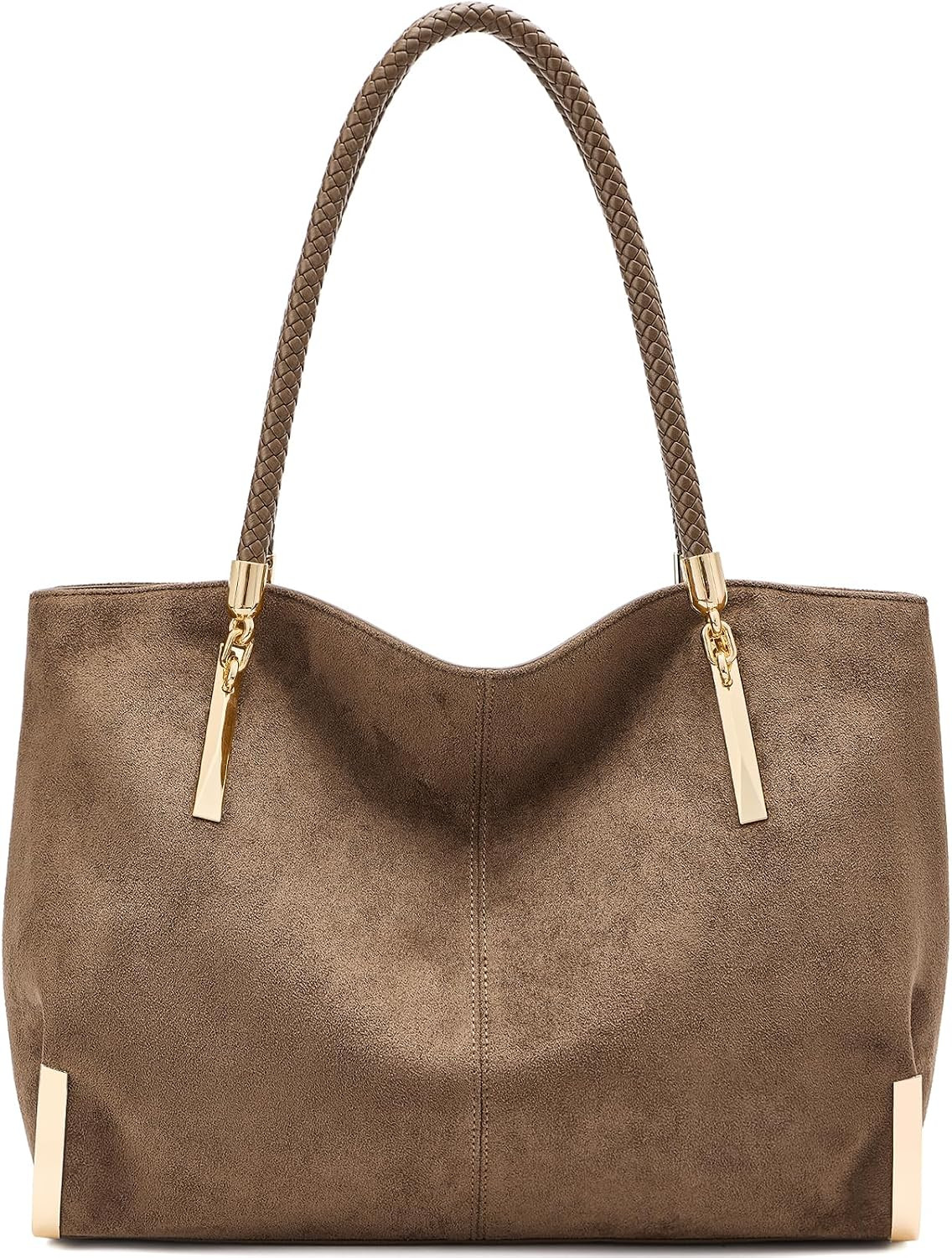 FOXLOVER Large Capacity Tote Handbags for Women, Women's Top-handle Bags Fashion Shoulder Bags Purses Minimalist design | Amazon (US)