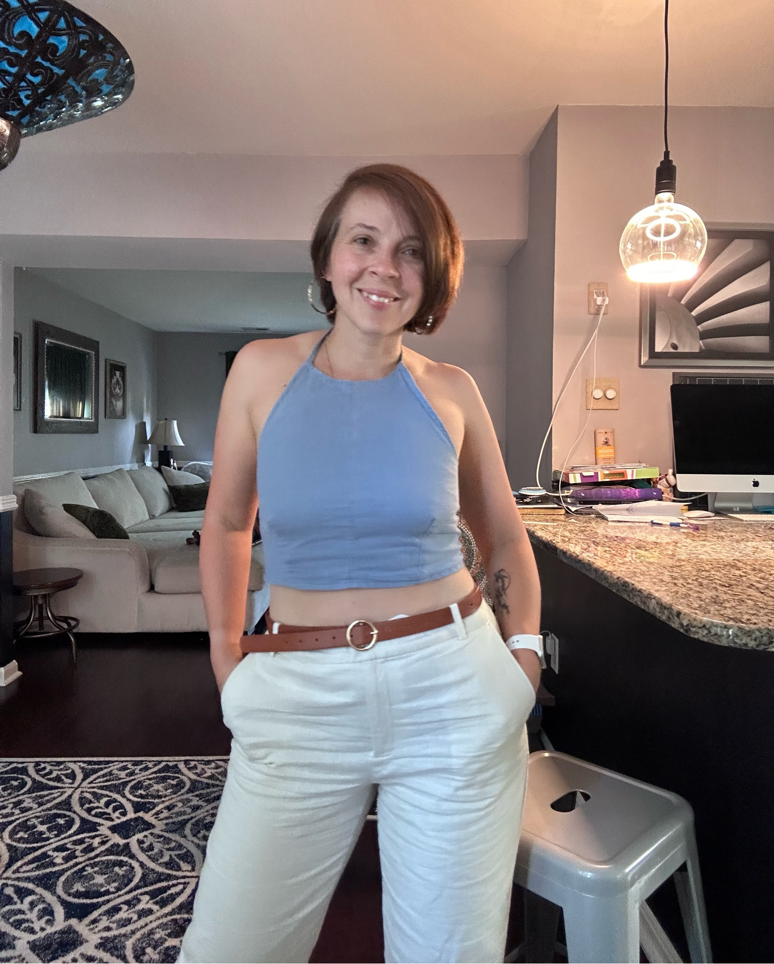 Concert outfit to see my boy Justin Timberlake 😝 
Simple halter top and my fave linen pants 

#LTKSeasonal #LTKStyleTip #LTKMidsize