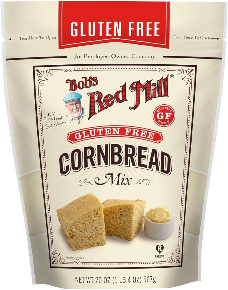 Bob's Red Mill Gluten Free Cornbread Mix, 20-ounce (Pack of 4) | Amazon (US)