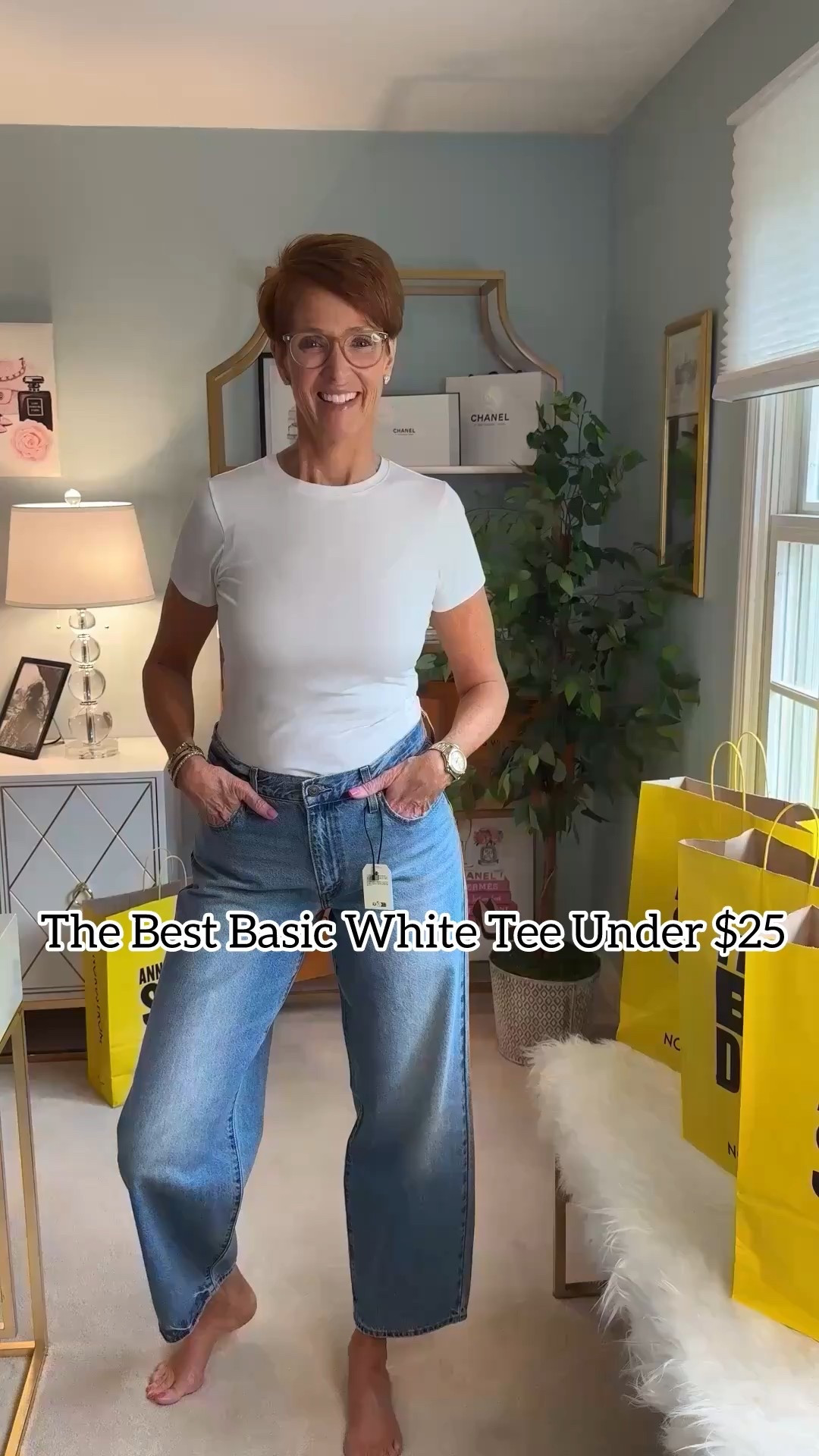 White Tee, Dad Jeans Outfit 

This affordable white tee is a must-have NSale basic. In this video, I’m styling a budget-friendly white tee that comes in multiple colors, paired with light wash baggy dad-style jeans—both from the Nordstrom Anniversary Sale. It’s an easy, effortless look perfect for everyday summer style or layering into fall. This is look 5 in my 8-part NSale at-home try-on series created for women over 40 who value timeless, wearable fashion.

affordable white tee, dad jeans outfit, NSale casual try-on, Nordstrom wardrobe basics, over 40 casual fashion, summer outfit idea
 #nsale2025 #nordstromtryon #over40style #shorts #viralshorts


White Tee, Dad Jeans Outfit #shorts, affordable white tee NSale, Nordstrom dad jeans try-on, casual outfit Nordstrom sale, classic outfit women over 40, a tall drink of style


#LTKStyleTip #LTKOver40 #LTKSaleAlert