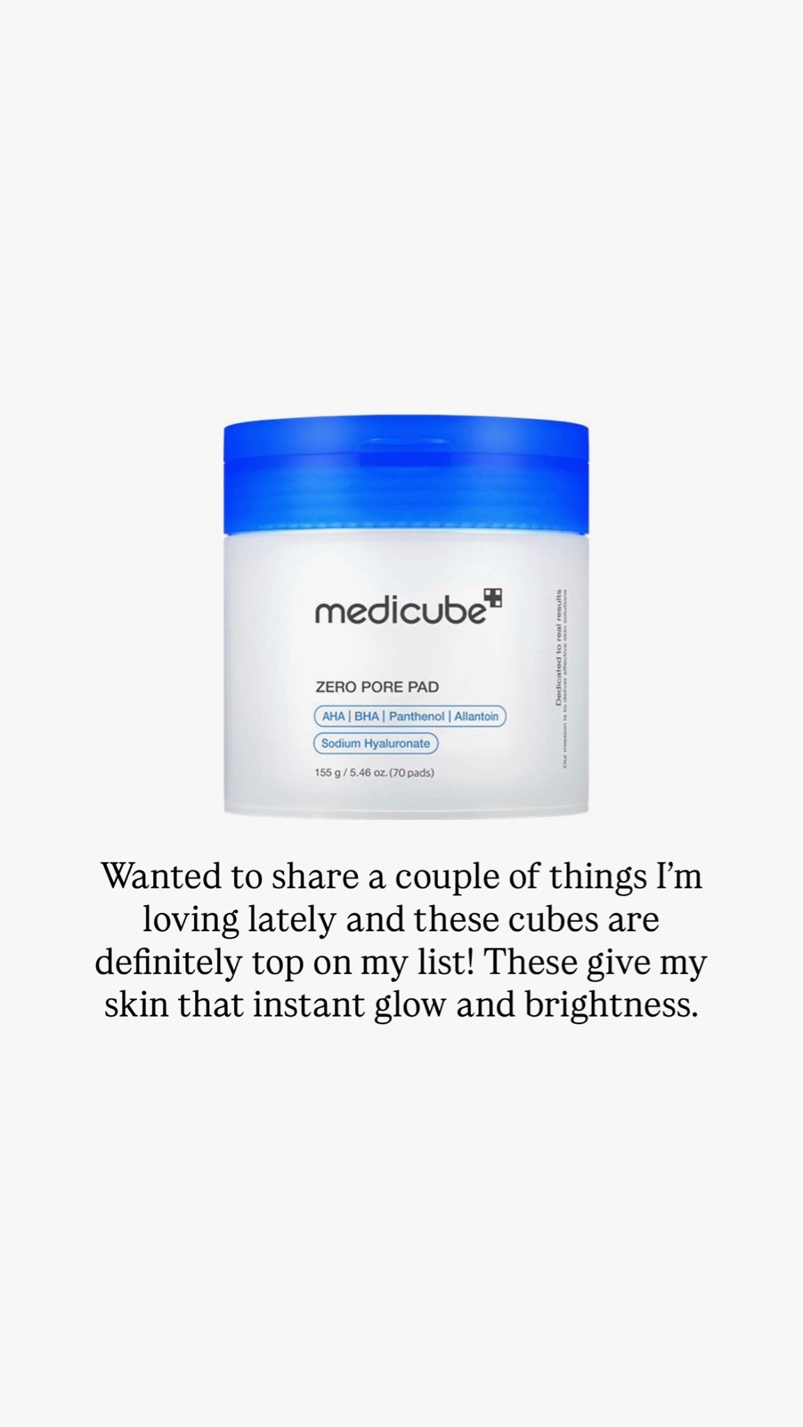 Wanted to share a couple of things I'm loving lately and these cubes are definitely top on my list! These give my skin that instant glow and brightness.

#LTKselfcare #LTKBeauty #LTKmorningroutine