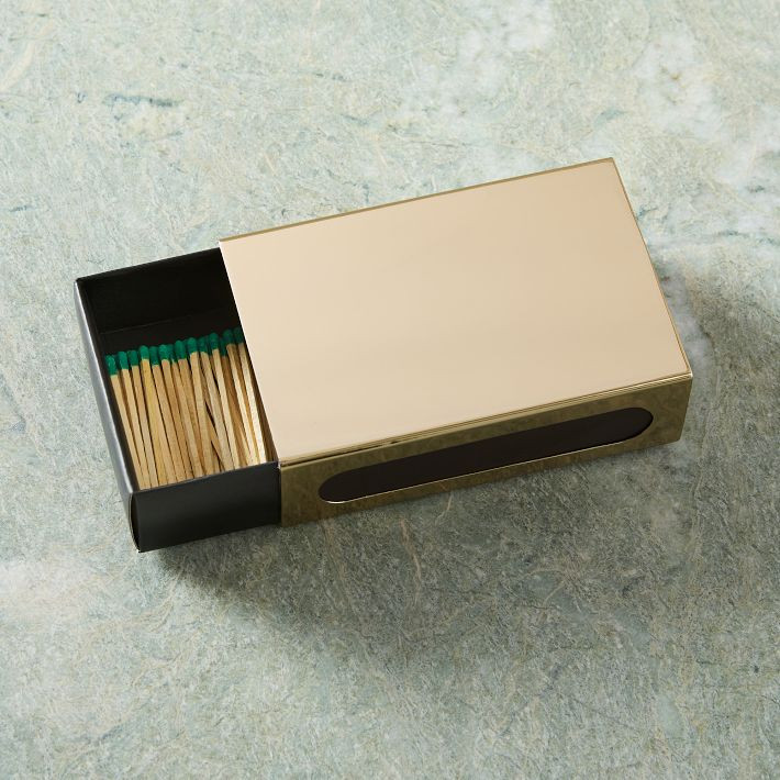 Beau Metal Matchbox Sleeve | West Elm (US)