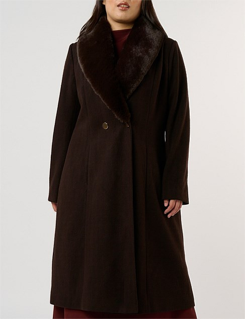 ALASTAIR FAUX FUR COAT | David Jones (Australia & New Zealand)