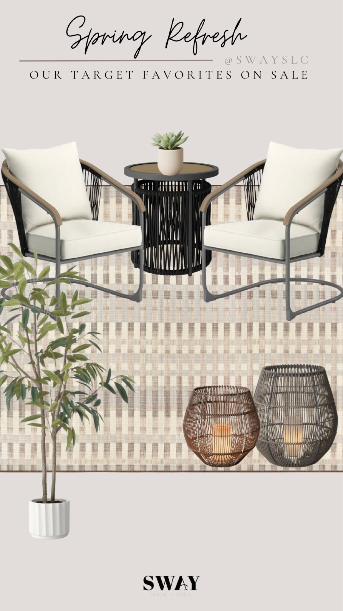 Outdoor sale at Target✨ 
Outdoor patio, outdoor chair, lanterns, rug, side table, patio styling, Target, decor 

#LTKstyletip #LTKsalealert #LTKhome