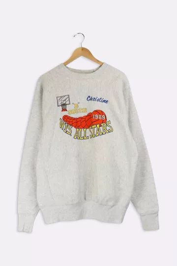 Vintage 1989 B South Wis. All Stars Crewneck Sweatshirt | Urban Outfitters (US and RoW)