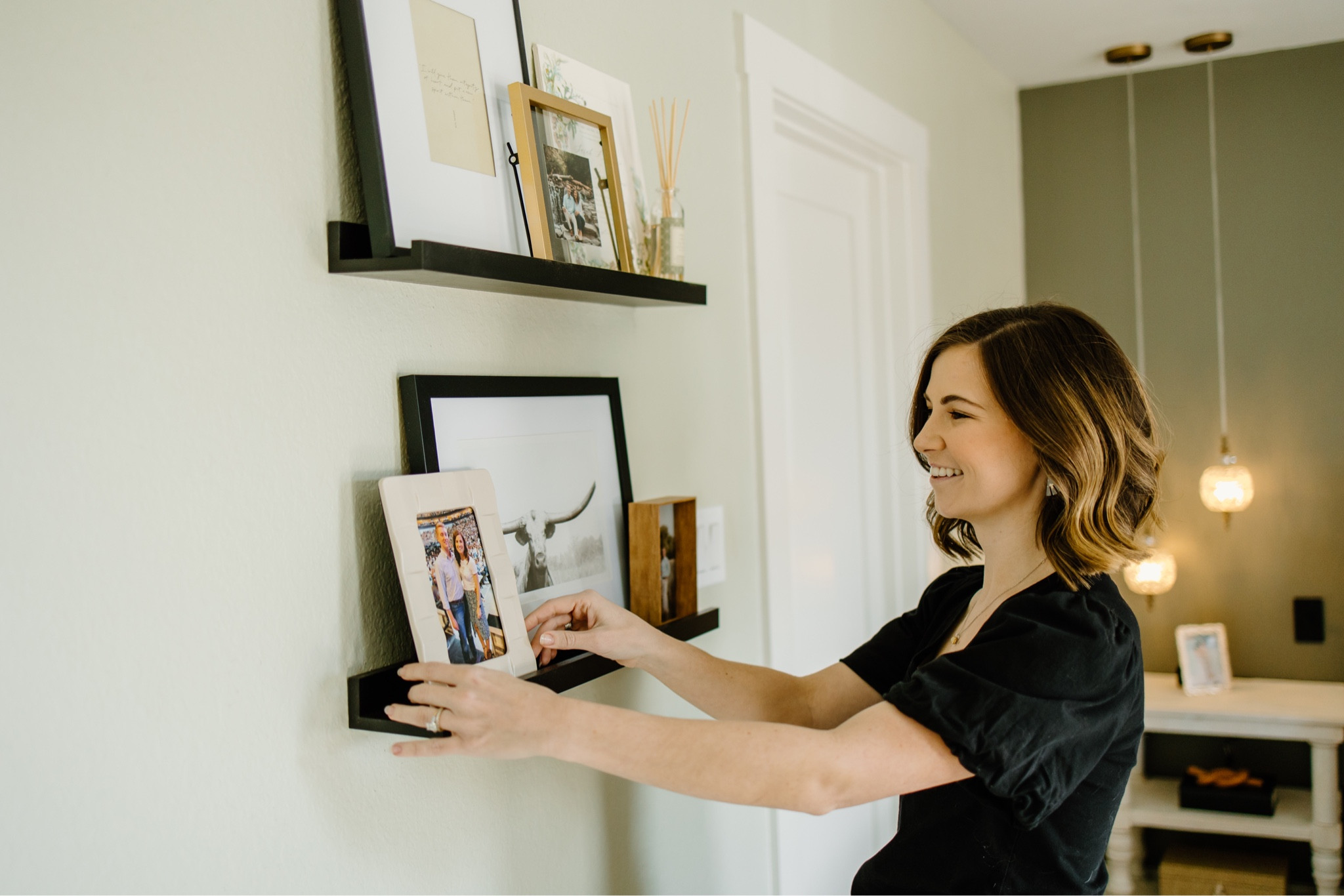 Blank walls drive me nuts and these shelves were the perfect addition to our bedroom!! Loved styling them with some of our favorite things 🤍

#LTKfamily #LTKunder50 #LTKhome