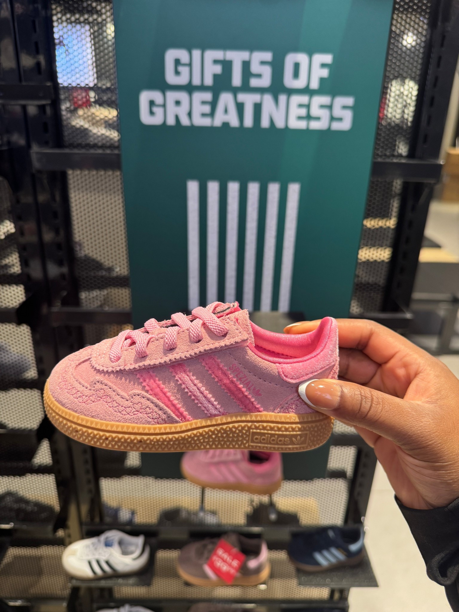 The  cutest pink shoes for girls! Getting matching ones for my girls. Kids Adidas Spezial.  

#LTKmomlife #LTKBaby #LTKKids