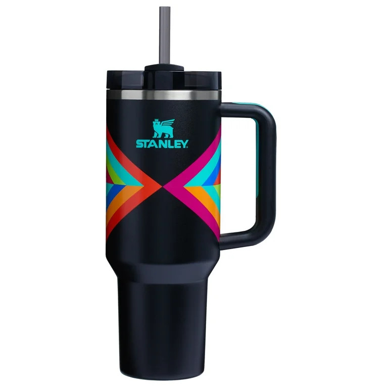 Stanley Quencher Flowstate 40oz Hyper Geo Stainless Steel Tumbler | Walmart (US)