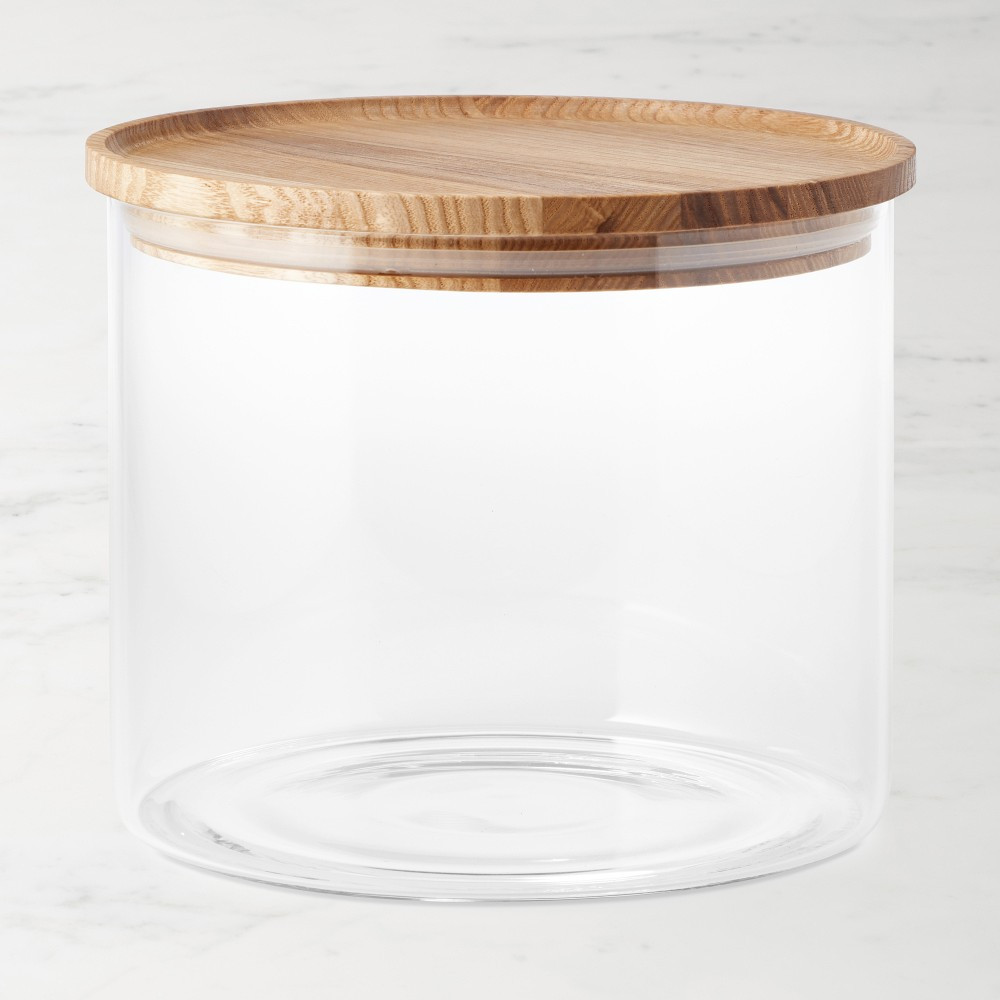 Hold Everything Stackable Glass Canister | Williams-Sonoma