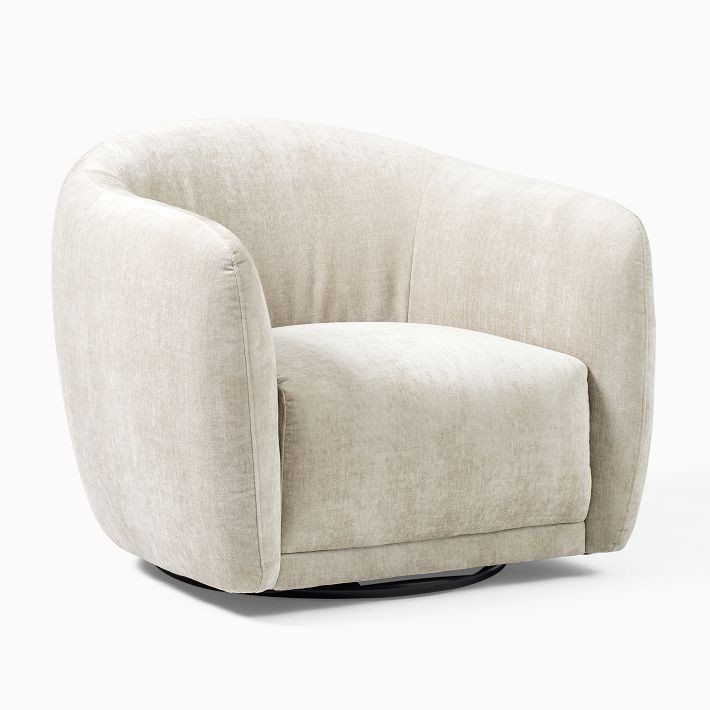Addie Swivel Armchair | West Elm (US)