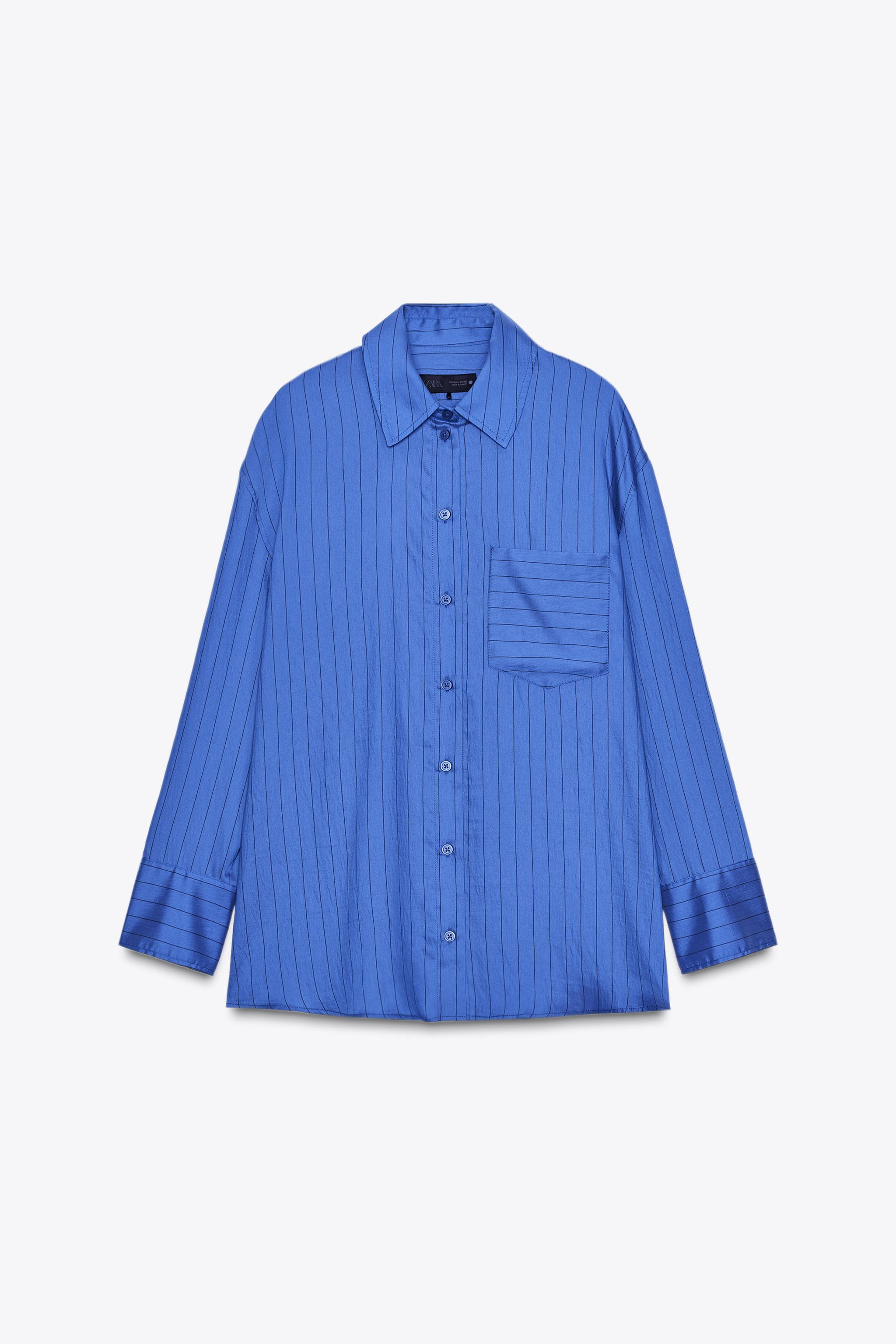 ZW COLLECTION OVERSIZED STRIPED SHIRT | Zara US