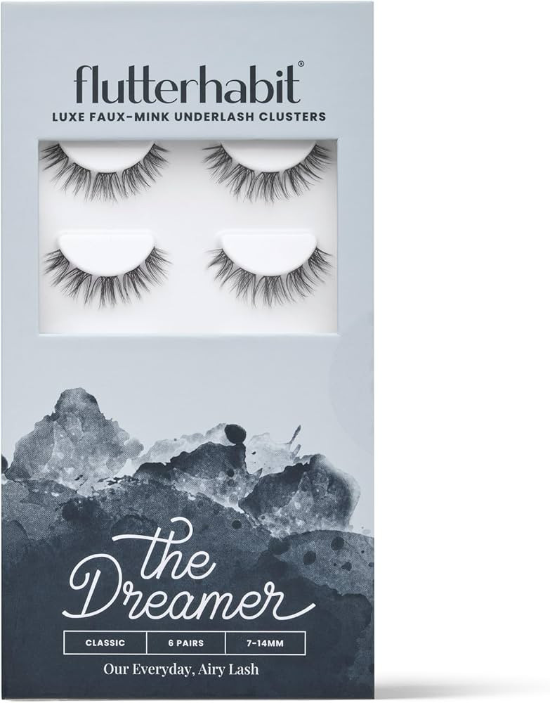 FlutterHabit Dreamer (1.0) Lash Starter Set, Underlash Extension Kit for Beginners, 6 Lightweight... | Amazon (US)