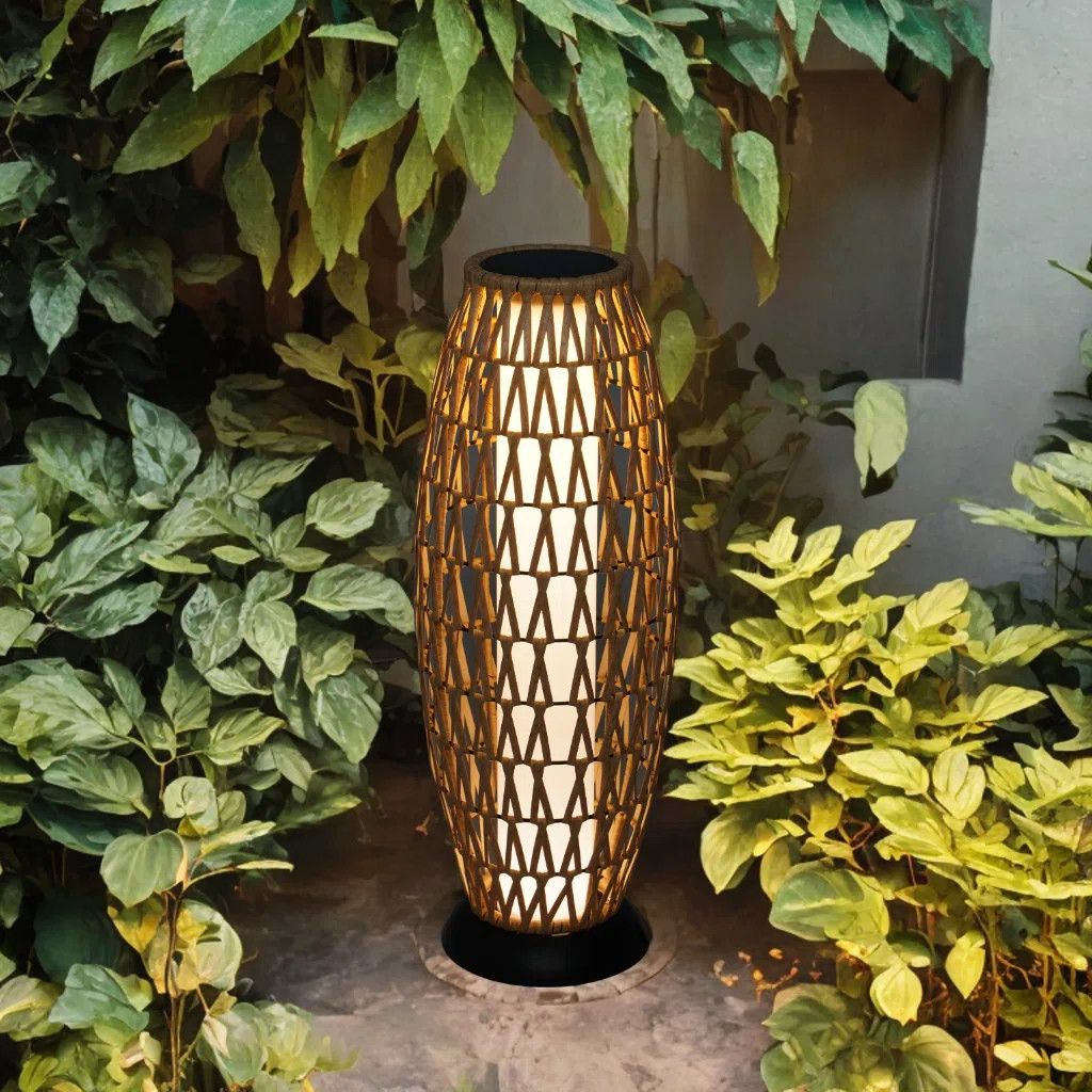 Austin 29" Solar Powered Integrated LED Outdoor Floor Lamp | Wayfair North America