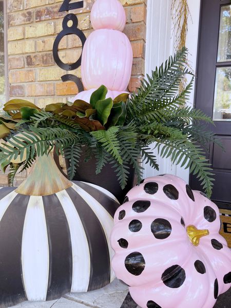 Halloween
Porch decor
Home decor
Pumpkins
Fall decor
Fall porch
Halloween porch
Pink 
Black and white
Planter
Amazon

#LTKhome #LTKSeasonal #LTKHalloween
