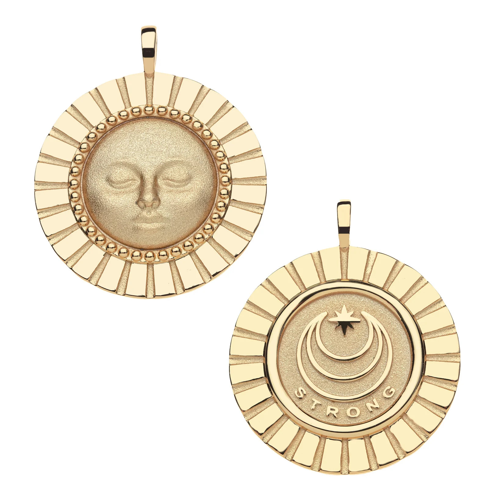 STRONG JW Original Pendant Coin (Rising Sun) | Jane Win