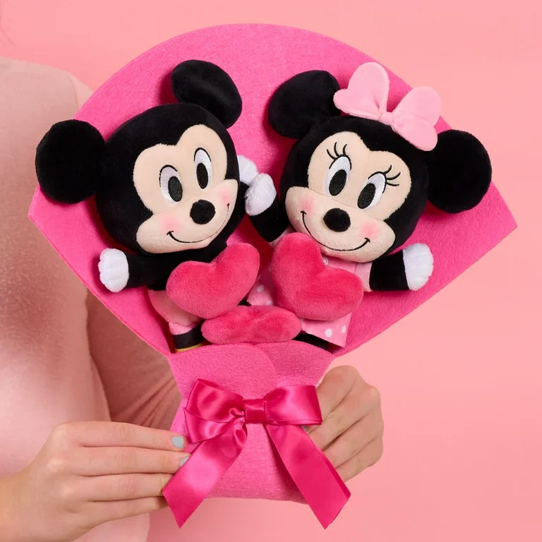 Disney Mickey Mouse Medium Valentine’s Day Plush Bouquet, Collectible Valentines Bouquet, for B... | Walmart (US)