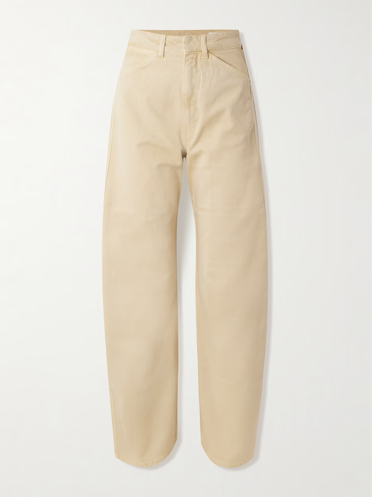 LEMAIRE - High-rise Barrel-leg Jeans - Yellow | NET-A-PORTER (UK & EU)