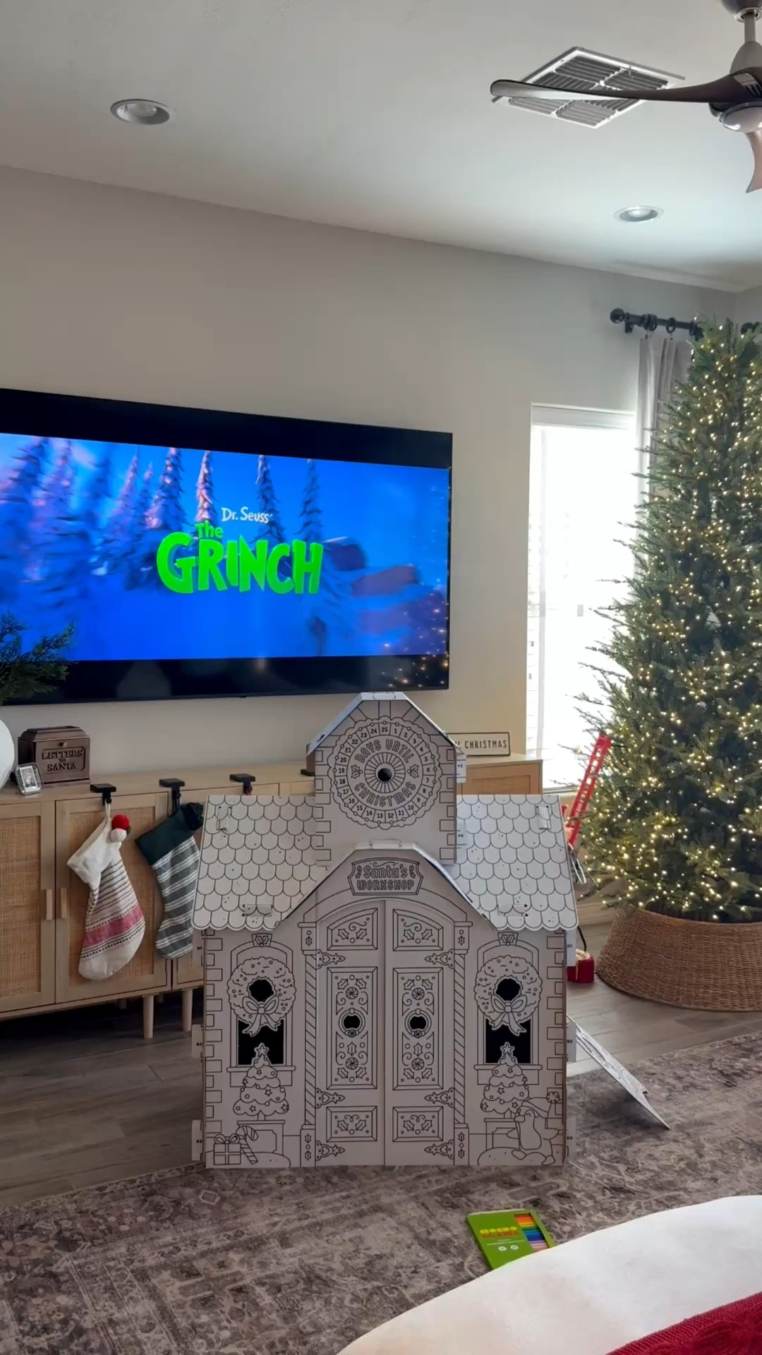 Fun Christmas craft for your toddler + kids! Hours of fun coloring and playing in Santa’s workshop 🤍 

#LTKHoliday #LTKmomlife #LTKSeasonal