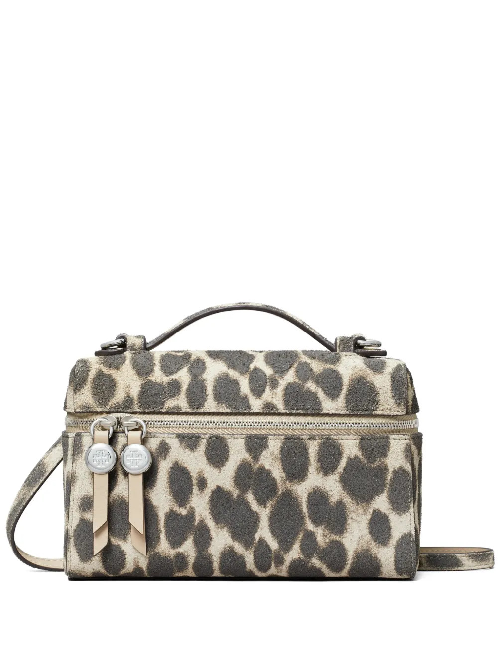 Tory Burch slim Romy suede top handle - Neutrals | Farfetch Global