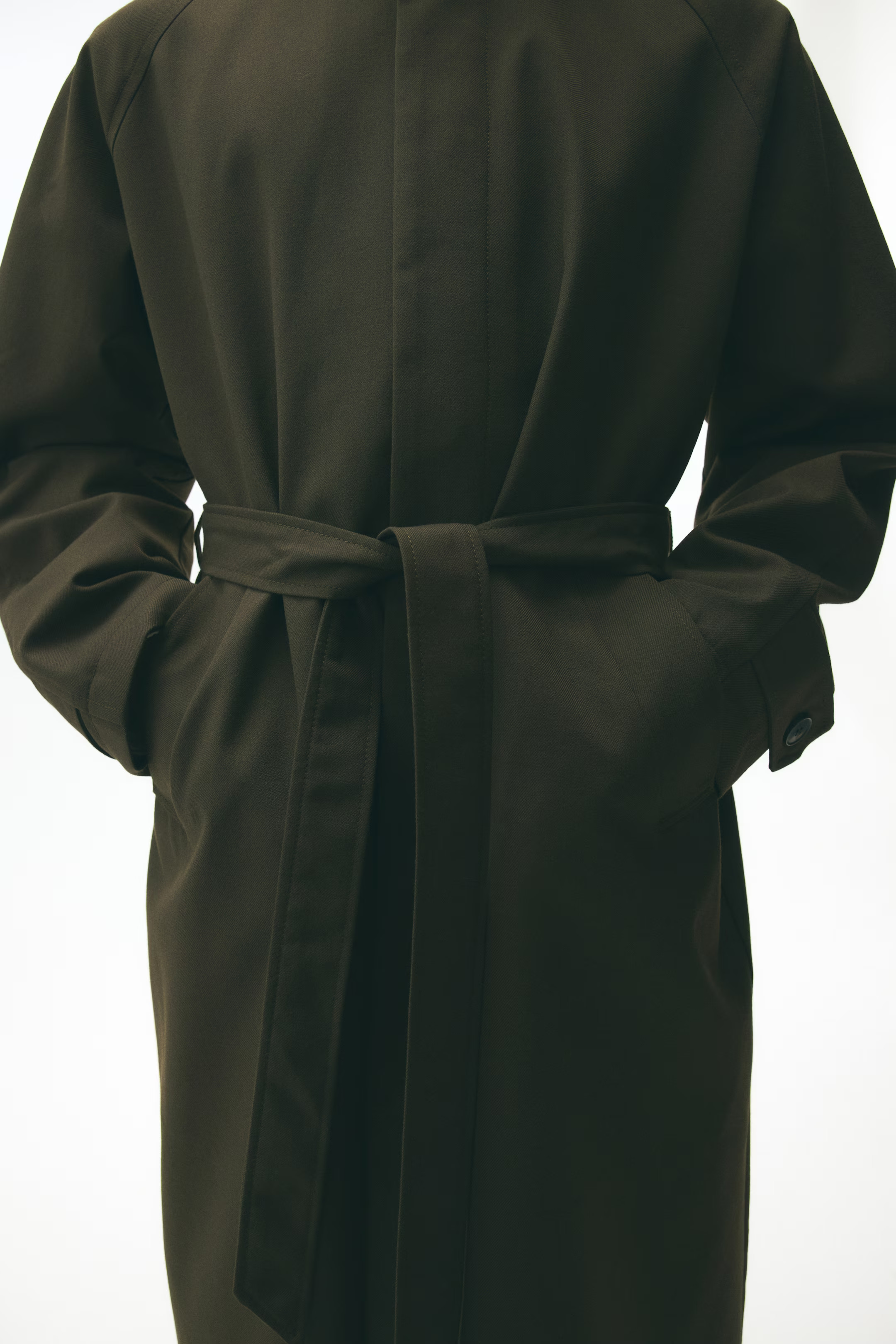 Loose Fit Belted mac-style coat | H&M (UK, MY, IN, SG, PH, TW, HK)