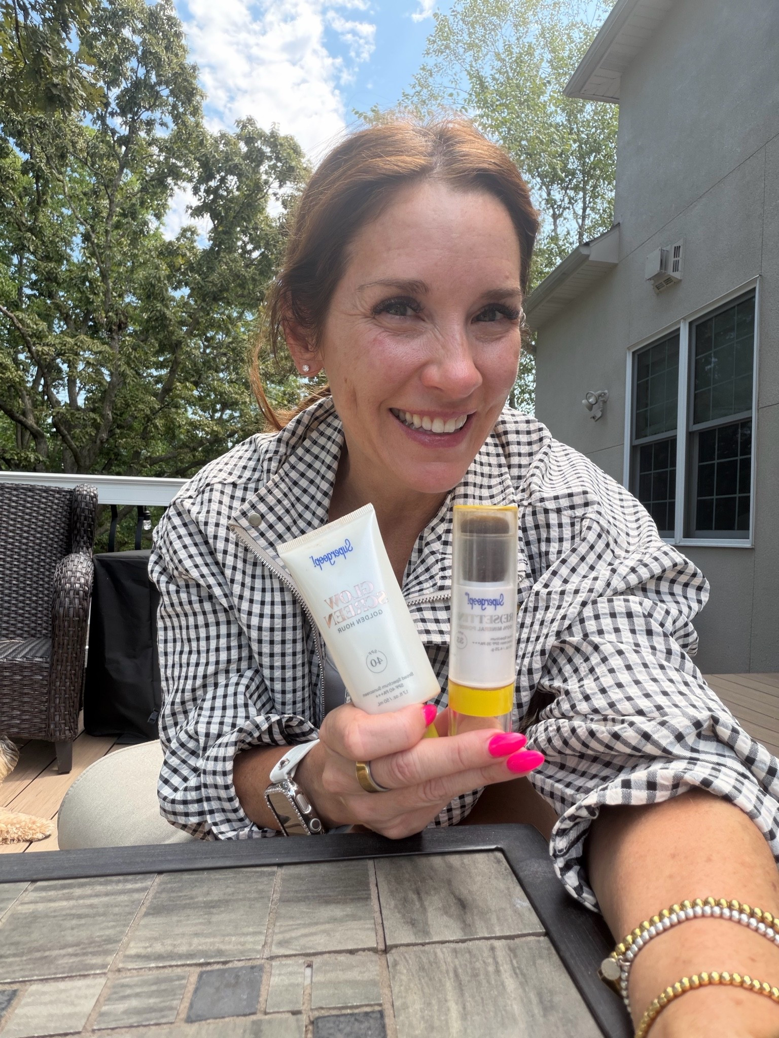 My favorite Sunscreen 🧴 ☀️ great for under your make up or to reapply on a full face of makeup ￼￼

#LTKmorningroutine #LTKOver40 #LTKstorytime