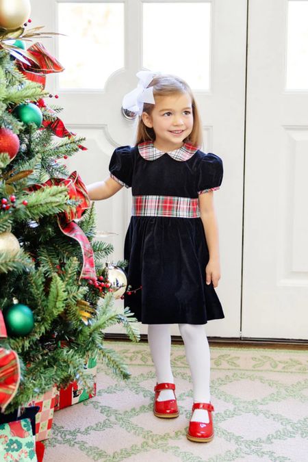 Christmas dress for little girls!! I also ordered William the matching outfit! 