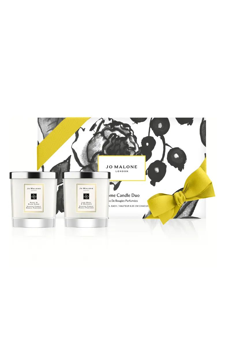 Peony & Blush Suede and Lime Basil & Mandarin Scented Home Candle Set | Nordstrom | Nordstrom