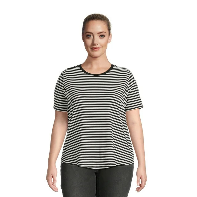 Terra & Sky Women’s Plus Size Crew Tee | Walmart (US)