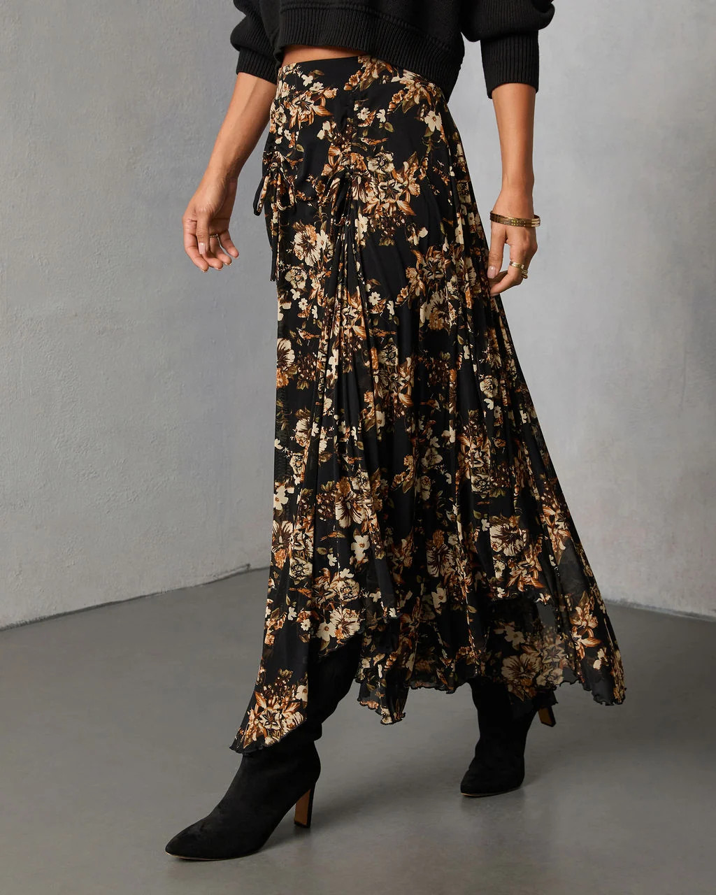 Autumn Fern Printed Midi Skirt | VICI