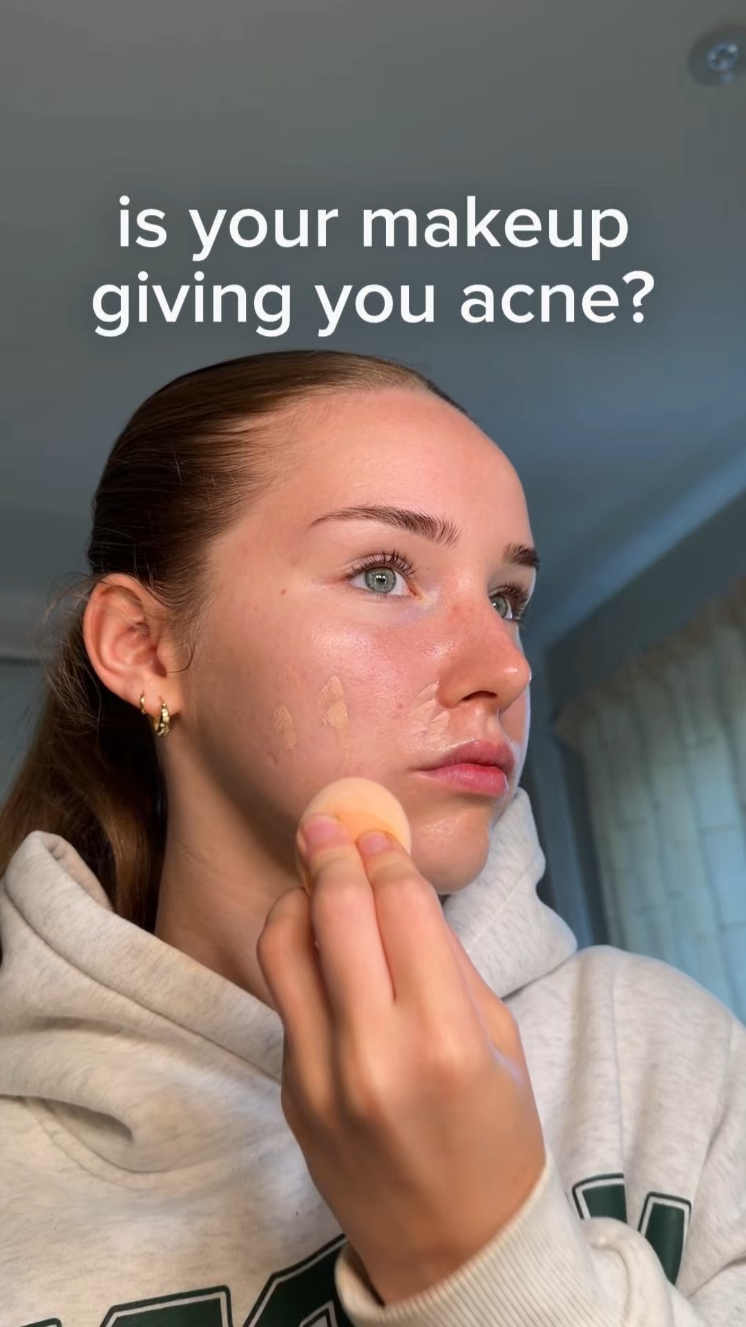 my exact acne safe makeup routine 😗😗