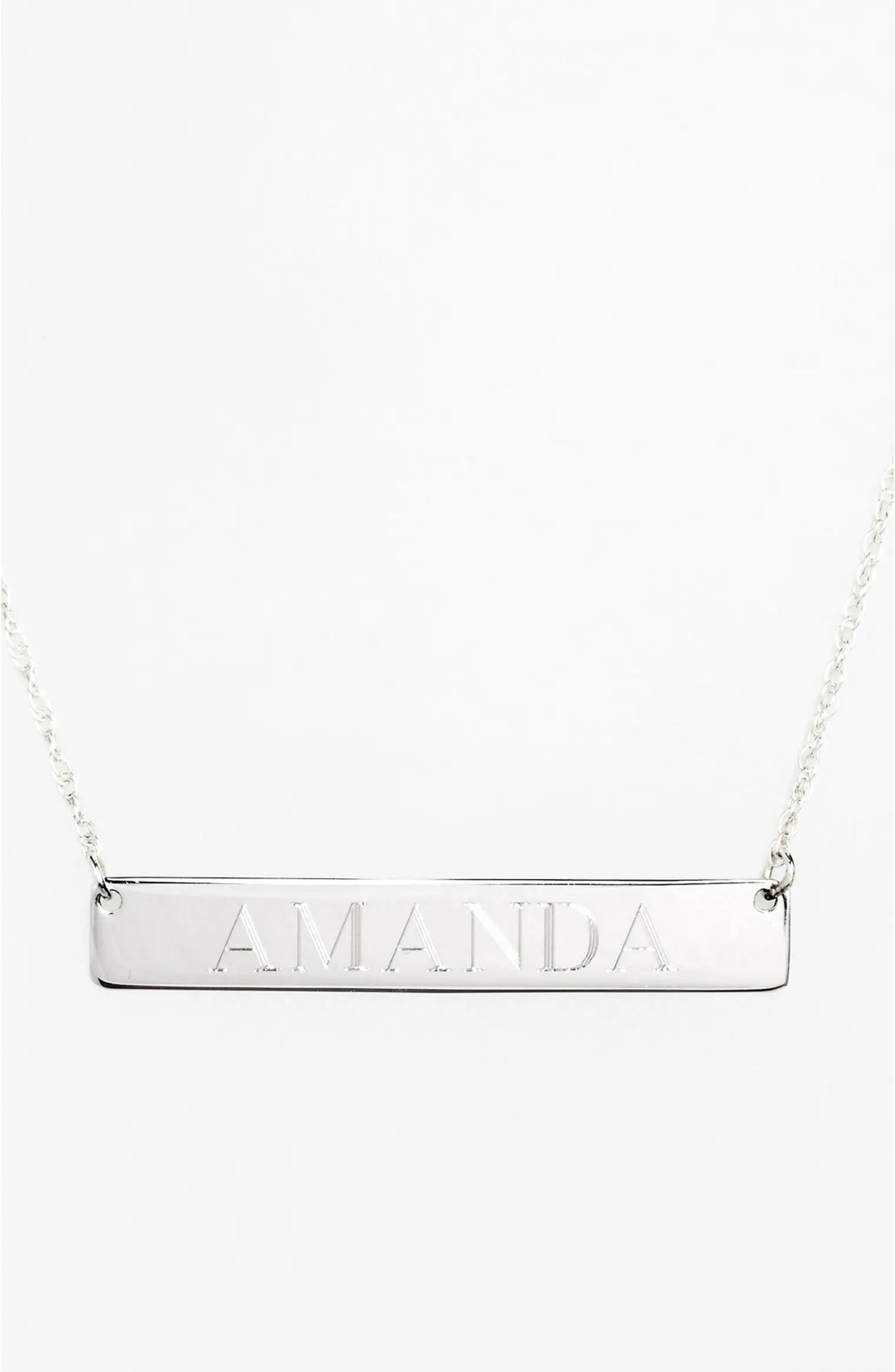 Personalized Bar Pendant Necklace | Nordstrom