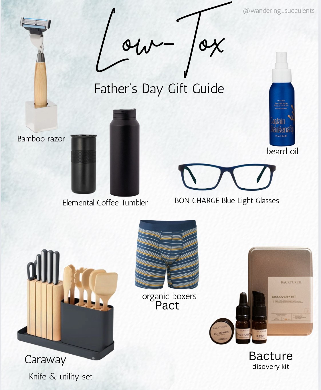 Low-Tox Father’s Day Picks 
Rounding up a few easy low-tox swaps to gift the guys this year — , low tox basics that are actually useful. Think clean grooming, non-toxic cookware, and soft organic boxers he won’t complain about wearing 

#FathersDayGifts #LowToxLiving #EcoDad #CleanGiftIdeas #LTKhome #LowToxLife #ShopMyLinks #LikeToKnowIt #ToxinFreeGifting #ModernDadEssentials

#LTKFindsUnder100 #LTKGiftGuide #LTKMens