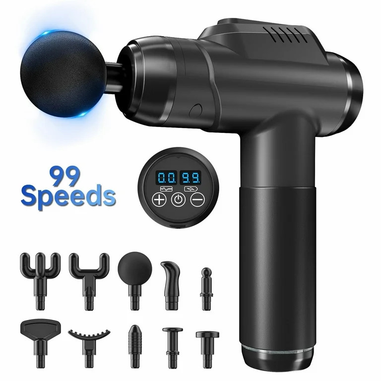 Cshidworld Massage Gun, Deep Tissue Massager, Portable Muscle Massage Gun for Back Neck Muscle Re... | Walmart (US)