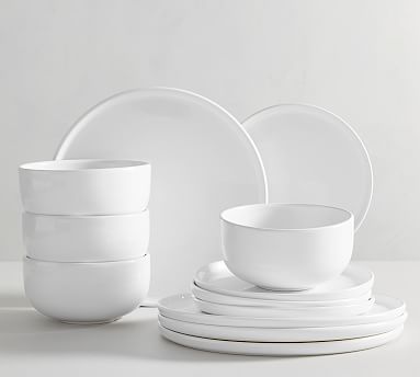 Finn Stoneware 12-Piece Dinnerware Set | Pottery Barn (US)