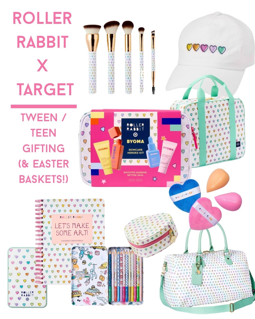 Roller Rabbit x Target: Tween & Teen Gifting 🩷💛🩵💚
… this hotly-anticipated collab drops online in 40 minutes, linking all of my faves, including those shown as recommended best hits for tween / teen gifting (think ahead for Easter Baskets)!



#LTKKids #LTKBeauty #LTKSeasonal