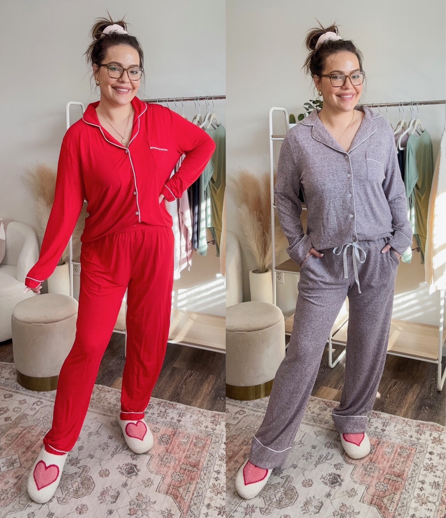 The coziest matching pajamas from Amazon (L)  / perfect for Valentine’s Day / pj set / soft pajama/ midsize style /  mom style / Amazon find 

#LTKstyletip #LTKfindsunder50 #LTKmidsize