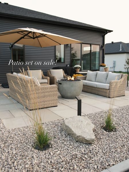My Walmart patio set is on sale! Amazing price for this set. The quality is phenomenal and we are very happy with them! You can purchase individual pieces or buy as a set. We used 2 sofas and 2 chairs to achieve this look  

#LTKstyletip #LTKhome #LTKsalealert