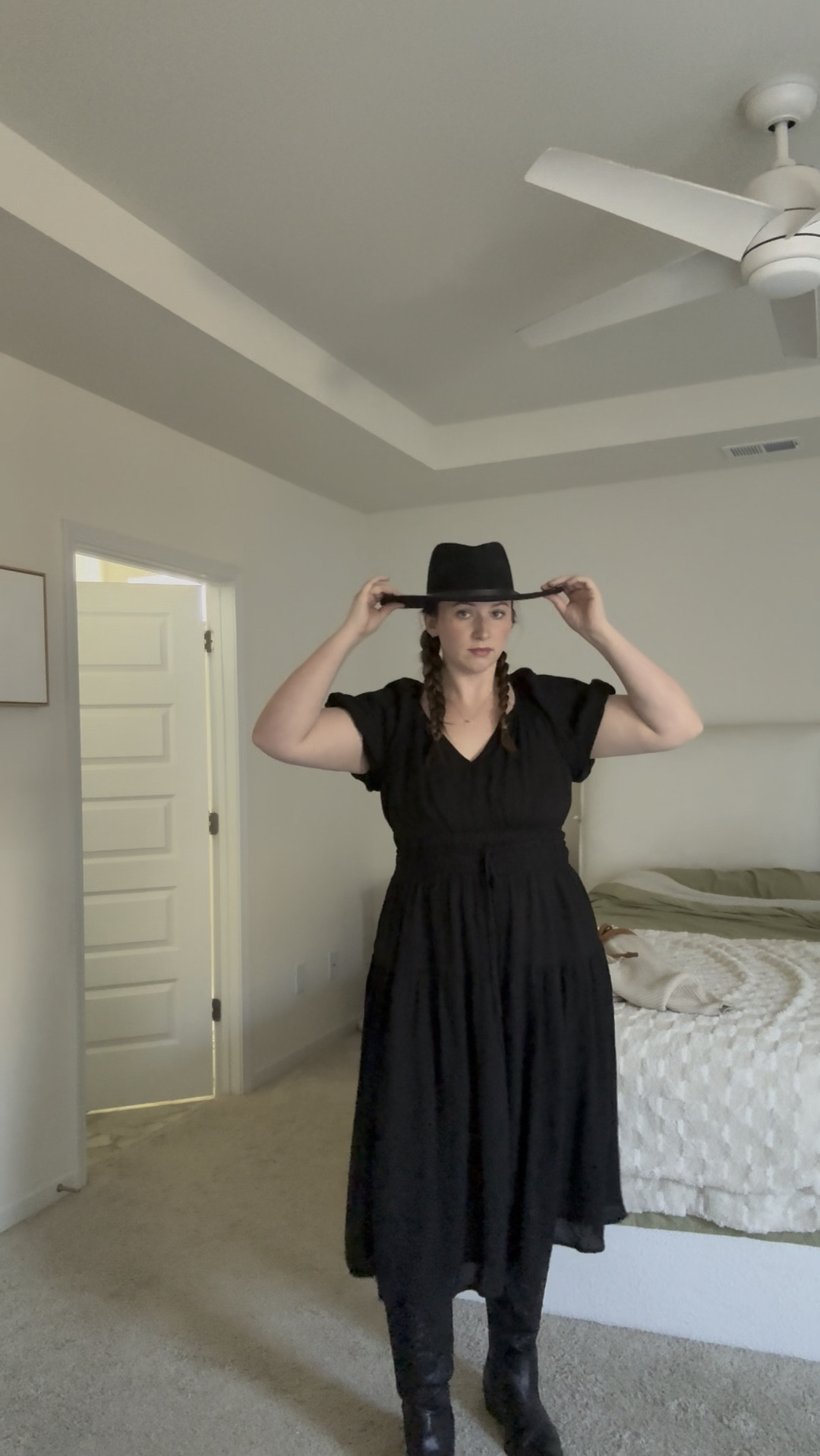 Black dress and cowgirls boots from target! I linked some similar items! 

#LTKMidsize #LTKFindsUnder50 #LTKSeasonal