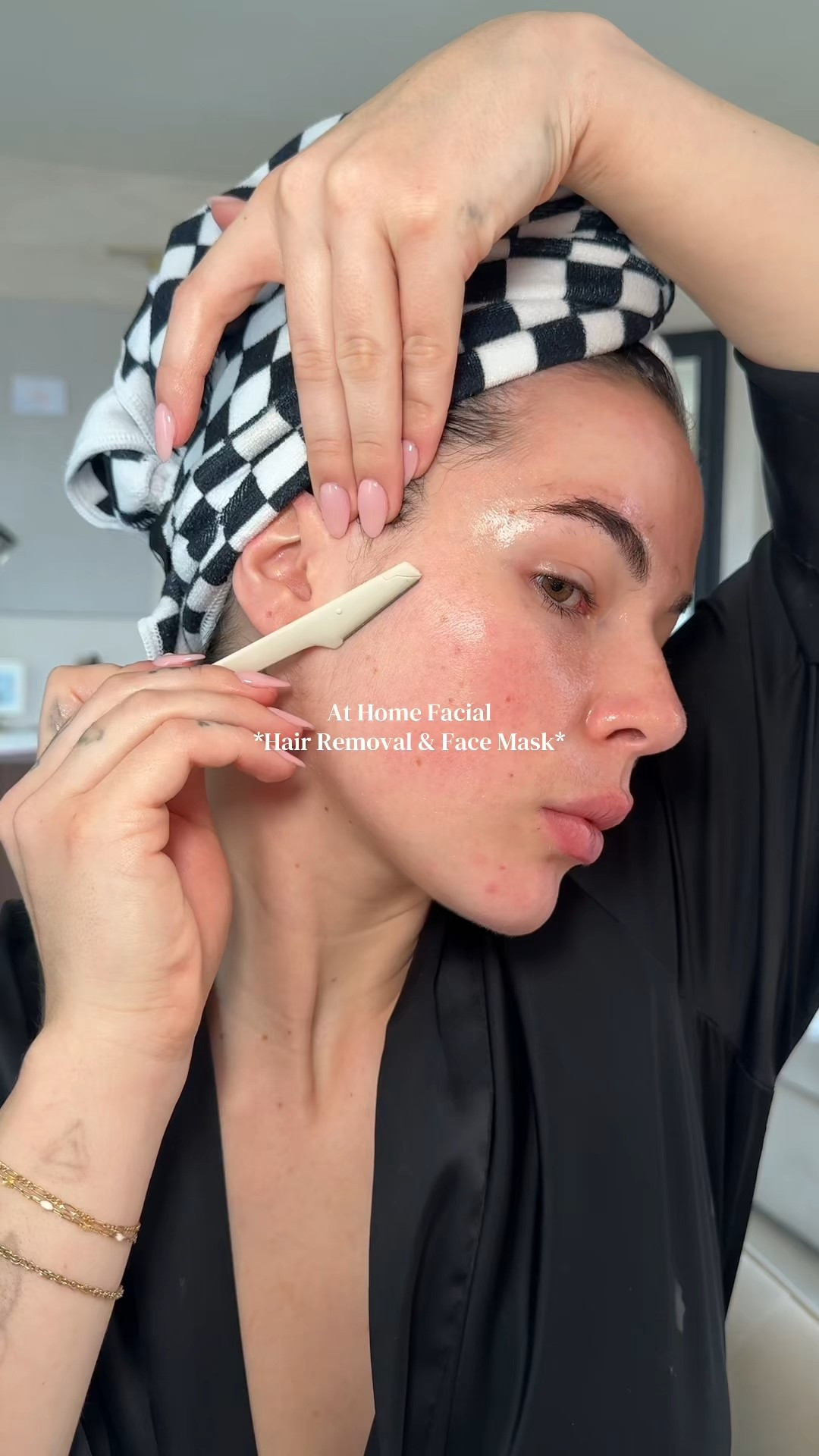 At home facial - hair removal and face mask 

#LTKgrwm #LTKBeauty #LTKselfcare