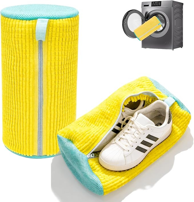 Shoe Washing Machine Bag: Laundry Shoe Bag Keeps Clean - Reusable Shoe Washing Bag for Sneaker Te... | Amazon (US)