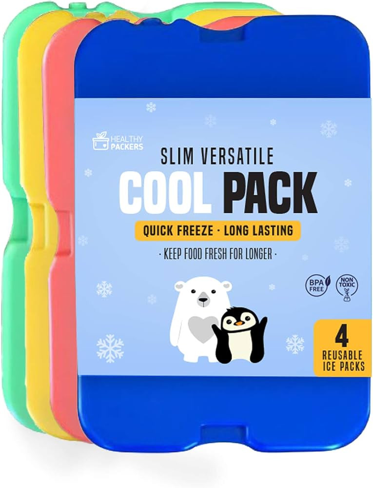 Healthy Packers Ice Pack for Lunch Box - Freezer Packs - Original Cool Pack | Slim & Long-Lasting... | Amazon (US)