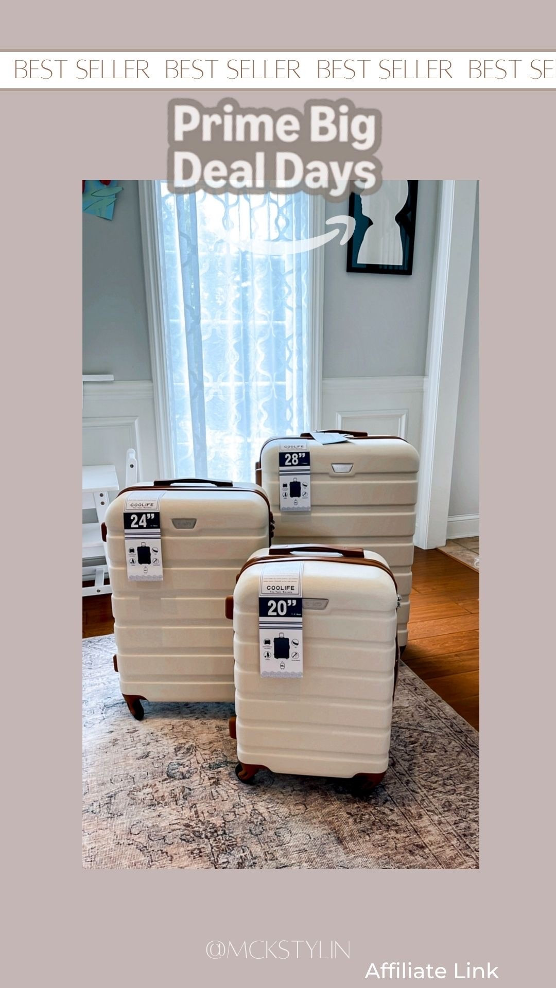 Prime Big Deal Days My absolute favorite luggage set!