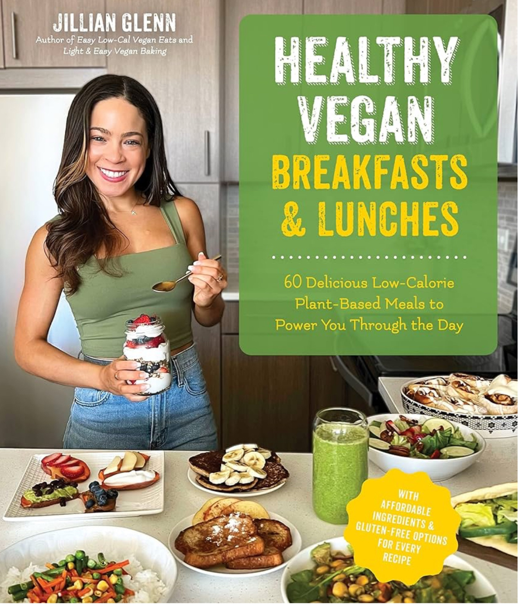 My Newest Cookbook 🍕🥗 There’s a reason breakfast and lunch are the two most important meals of the day: what you eat in the morning and midday will set the tone for the rest of the day. By choosing healthy, nutritious plant-based foods, you’re giving yourself the fuel you need to power through your busy days. With these 60 simple recipes and the guidance of bestselling cookbook author Jillian Glenn, making perfectly portioned, low-calorie, delicious and nutritious dishes is totally doable! Fall in love with vegan and gluten-friendly friendly recipes such as:

Tropical Smoothie Bowls
Peanut Butter Banana Pancakes
Vanilla and Chocolate Protein Donuts
5-Minute Blueberry Superfood Oats
Healthy Adult Lunchables
Loaded Potato Nachos
15-Minute Sesame Tempeh Bowl
Easy Sweet Potato & Black Bean Chili

#LTKMostLoved #LTKGiftGuide