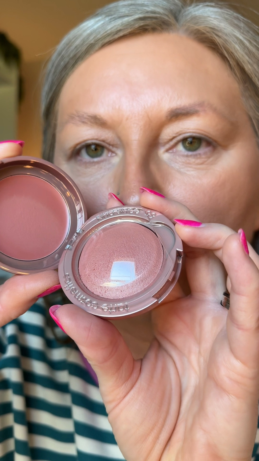 This is one of Tarte’s newest blushes and I am obsessed. The Macaron Blush & Glow Duo is a dual-sided blush with both a cream and a powder, and the formula is just unreal. I’m wearing the shade Toasted Coconut and it gives the perfect just-got-back-from-vacay glow. It applies so beautifully, blends like a dream, and gives the prettiest finish. This one is so good.

#tartecosmetics #blushobsessed #over40beauty #makeupfavorites #beautyfinds

#LTKselfcare #LTKOver40 #LTKBeauty