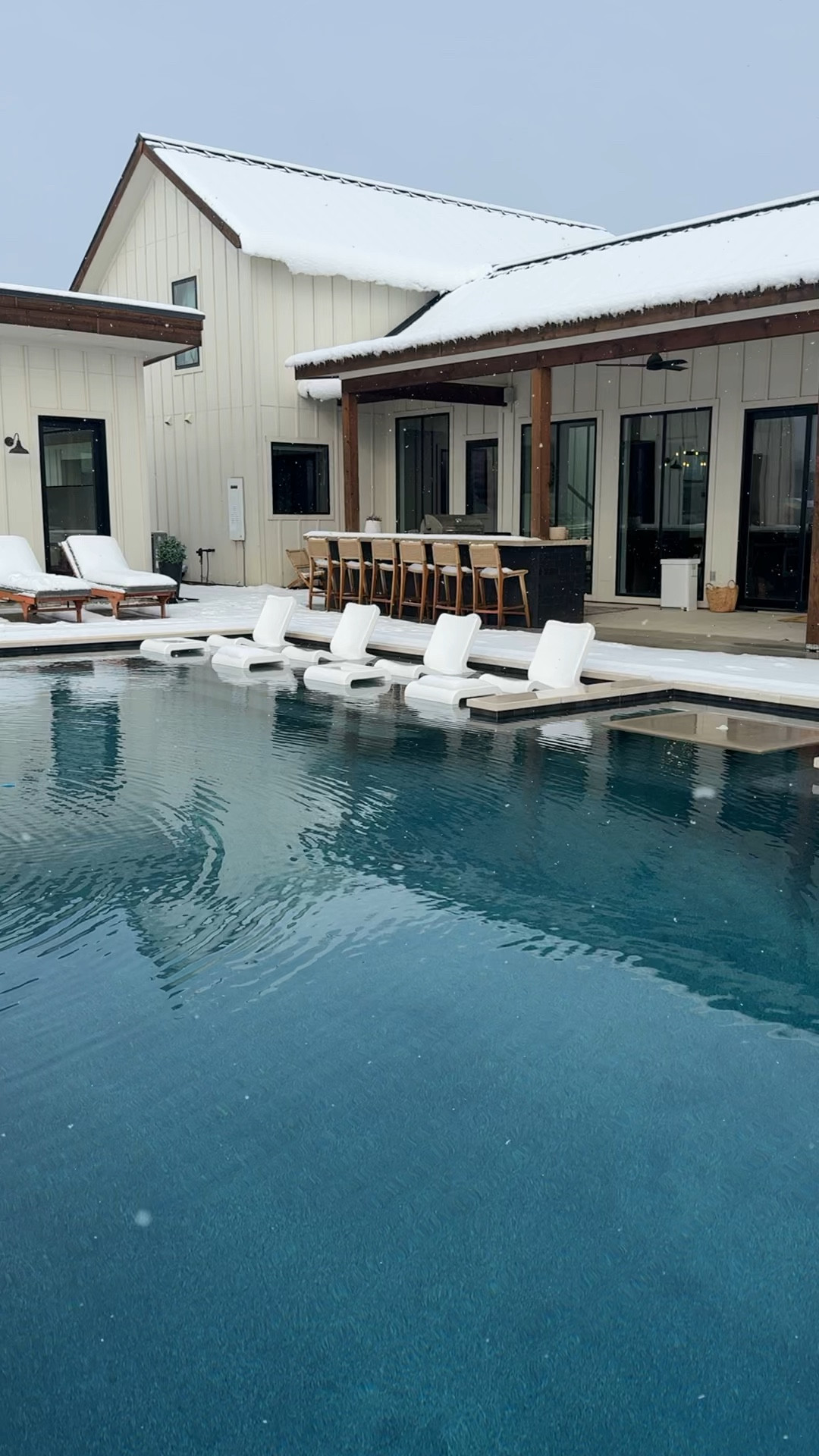 Snow day but loving the way our outdoor gear is all-weather!!in pool lingers from Tupelo goods, barstools from Hatï Home and would highly recommend both!


#LTKHome #LTKSaleAlert #LTKFamily