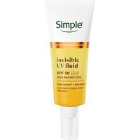 Simple Invisible UV Fluid with SPF 50 40 ml | Boots.com